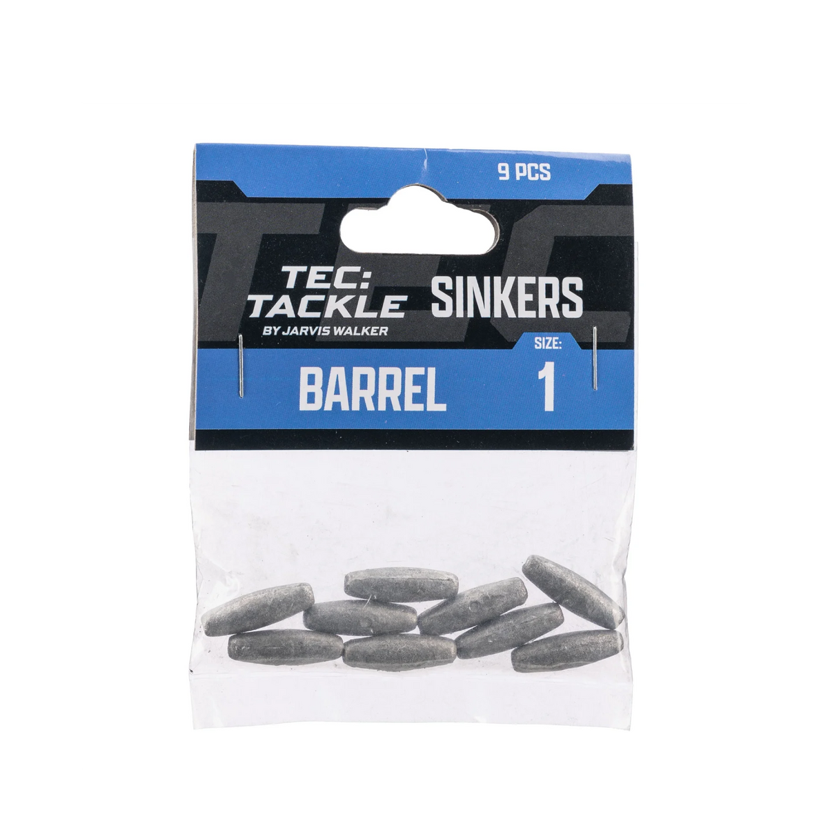 JW TEC TACKLE BARREL SINKERS (PRE PACKS)