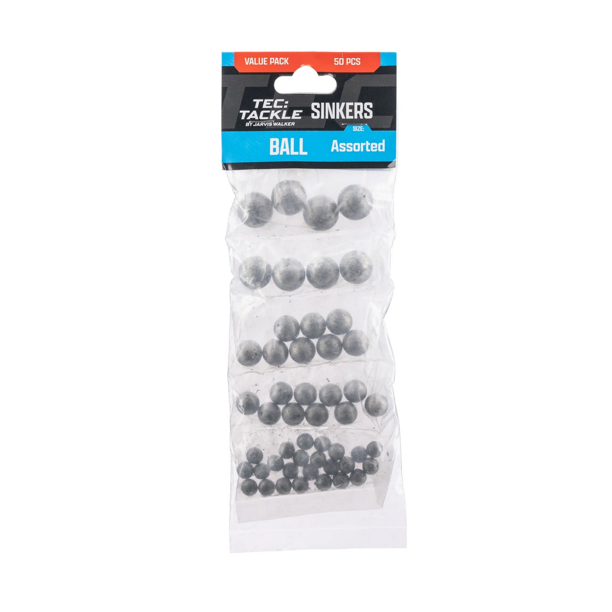 JW TEC TACKLE BALL SINKERS (VALUE PACKS)