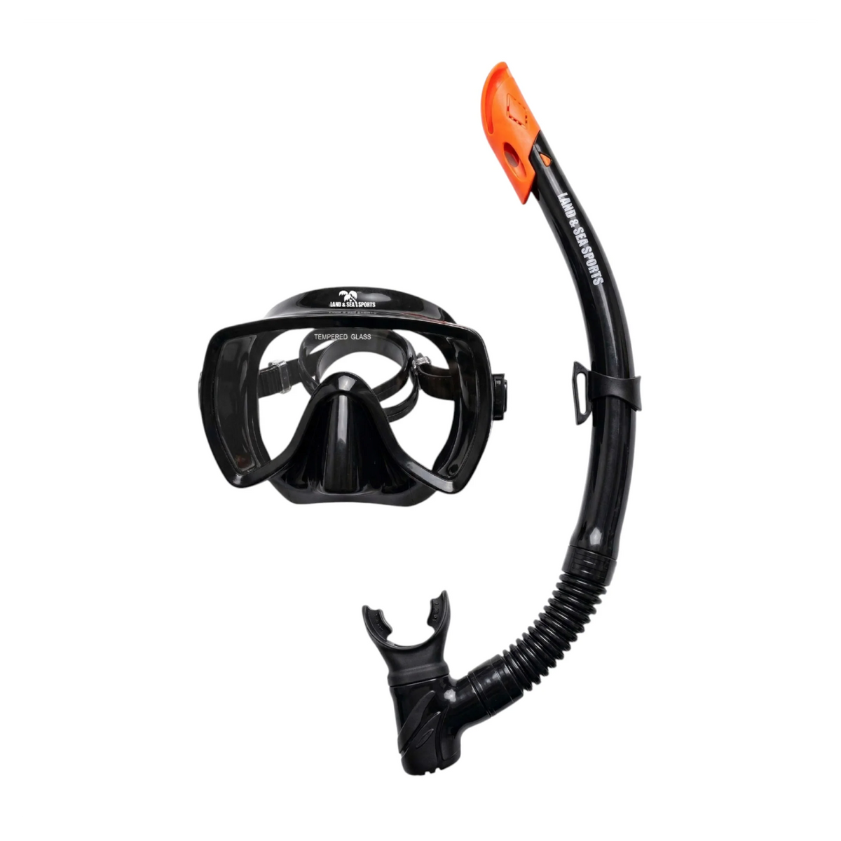 BLACK TUNA FRAMELESS MASK & SNORKEL SET