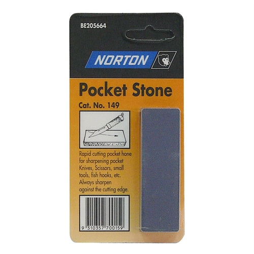 Norton 8cm fine pocket stone