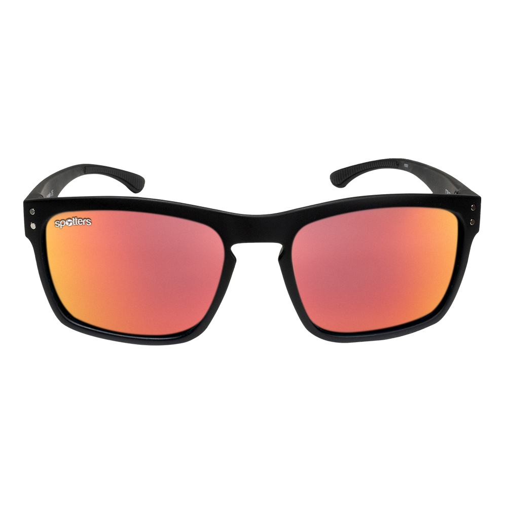 Spotters Crypto Polarised Eyewear Matt Black