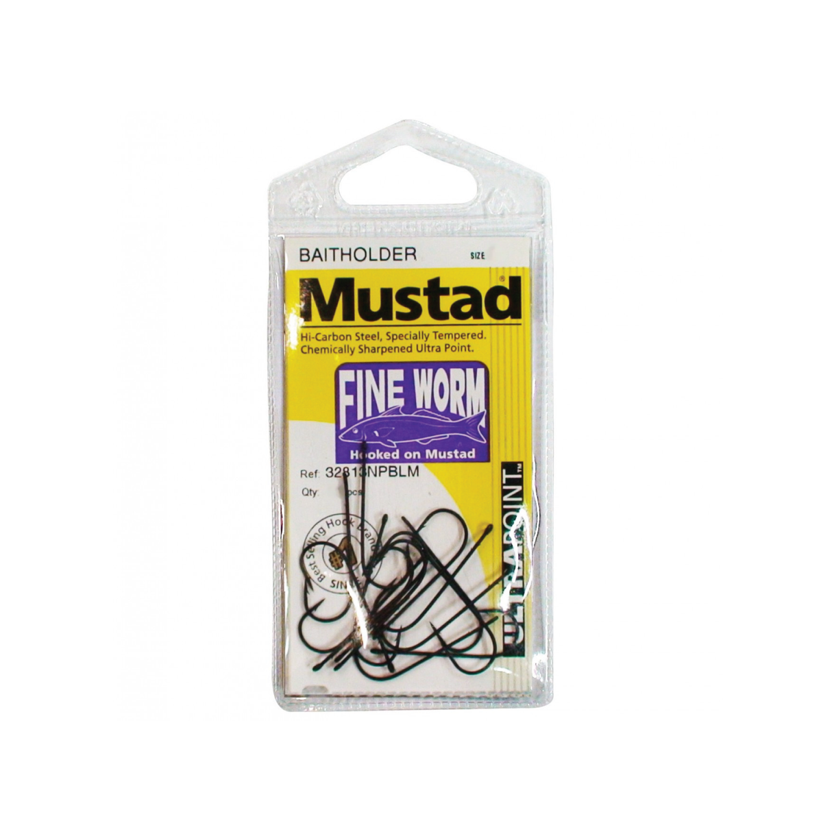 MUSTAD FINE WORM HOOKS