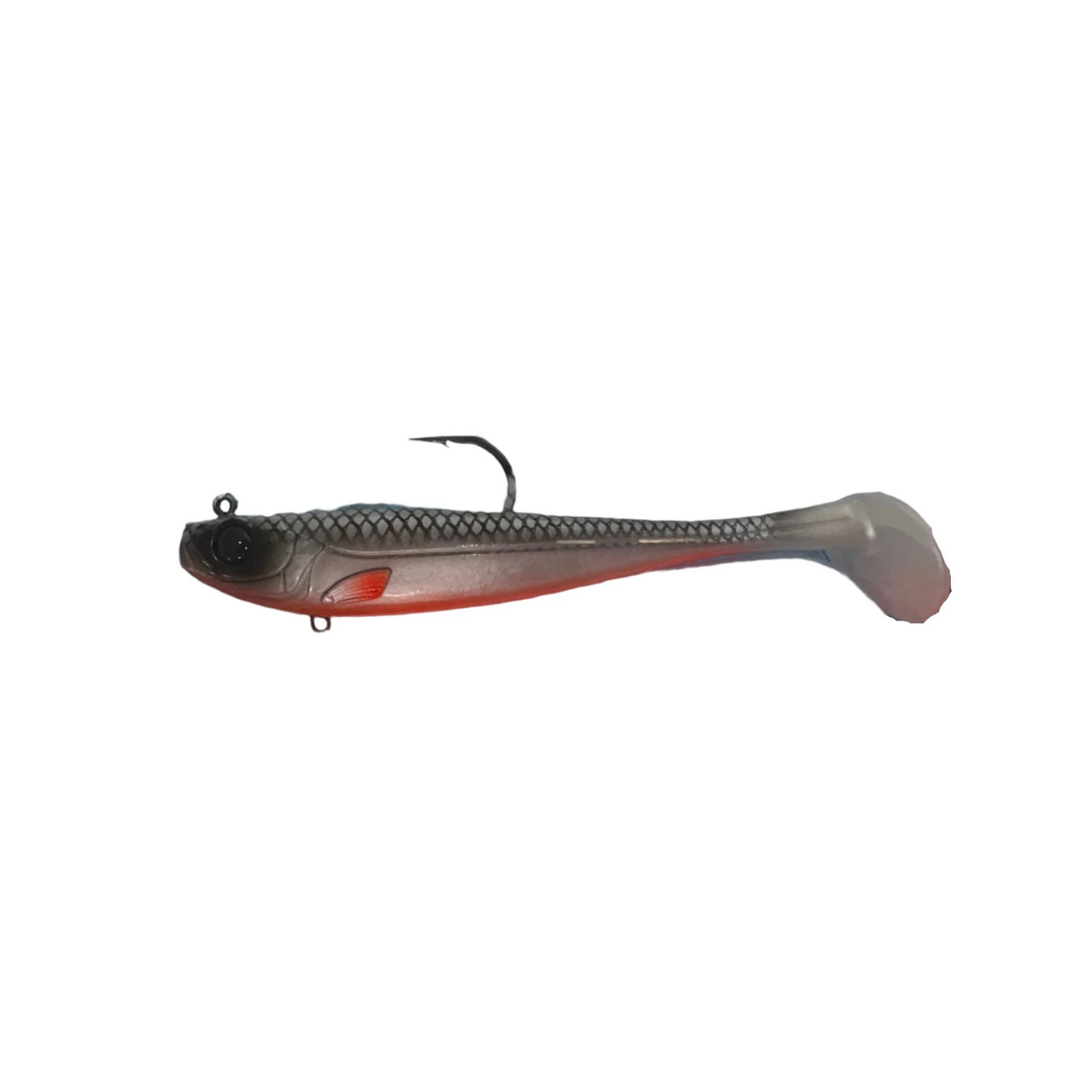 VIXEN SHAD 150MM 44GM WHITE BLACK ORANGE