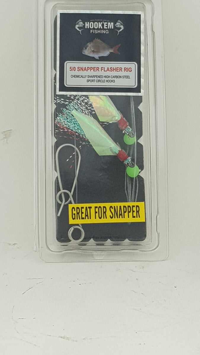 Snapper Flasher Rigs 5/0 – REEL 'N' DEAL TACKLE