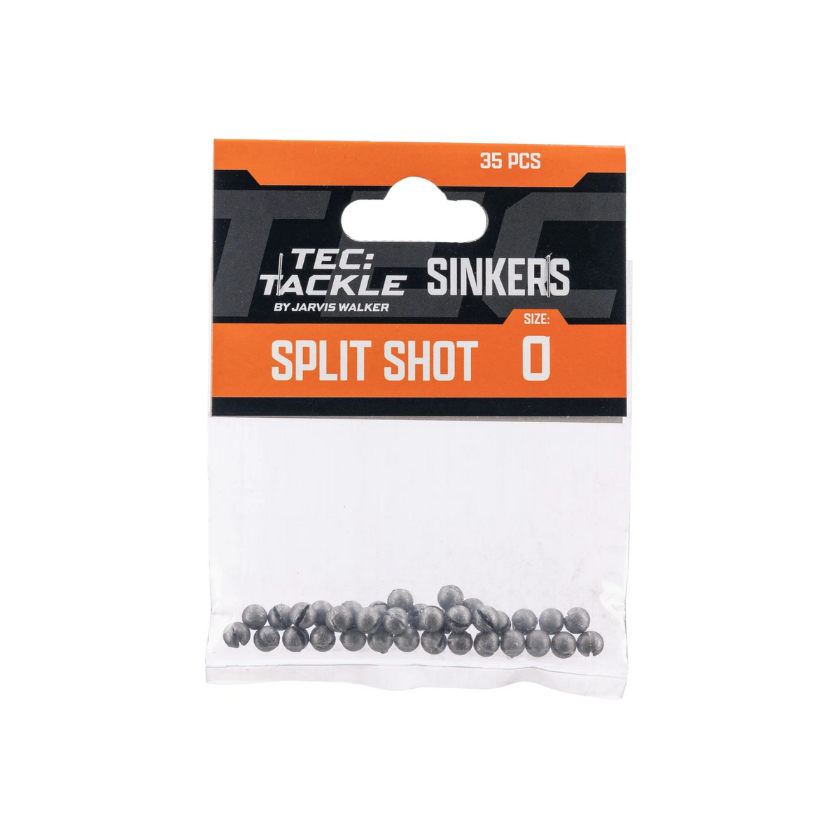 JW TEC TACKLE SPLIT SHOT SINKERS (PRE PACKS)
