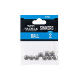 JW TEC TACKLE BALL SINKERS ( PRE PACKS)