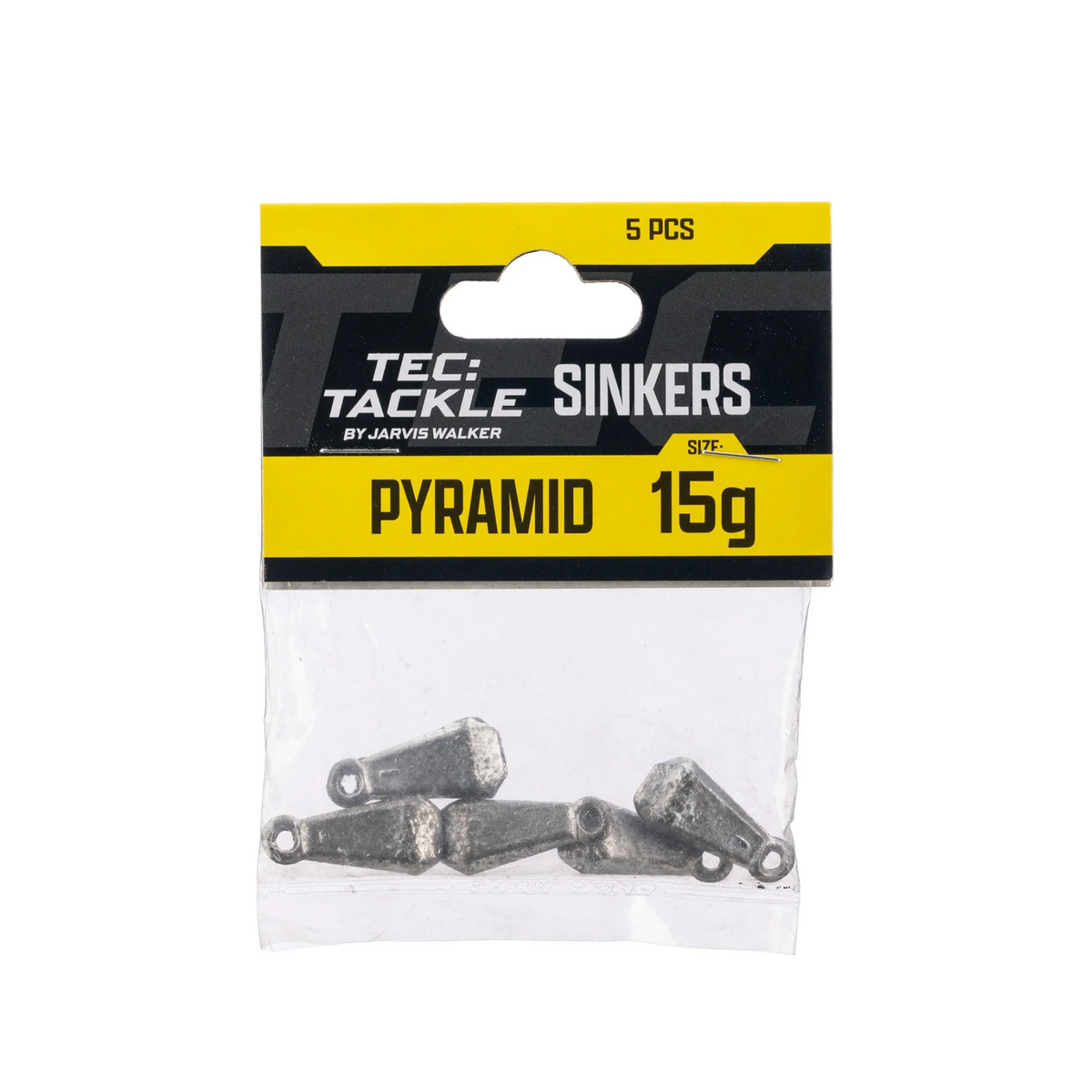 JW TEC TACKLE PYRAMID SINKERS (PRE PACKS)
