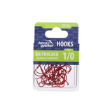 JW CHEMICALLY SHARPENED BAITHOLDER HOOKS - 25 PACK