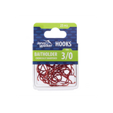 JW CHEMICALLY SHARPENED BAITHOLDER HOOKS - 25 PACK
