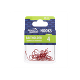 JW CHEMICALLY SHARPENED BAITHOLDER HOOKS - 25 PACK