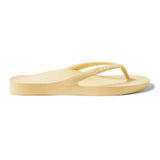 Archies Arch Support Thongs Lemon