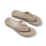 Archies Arch Support Thongs Taupe