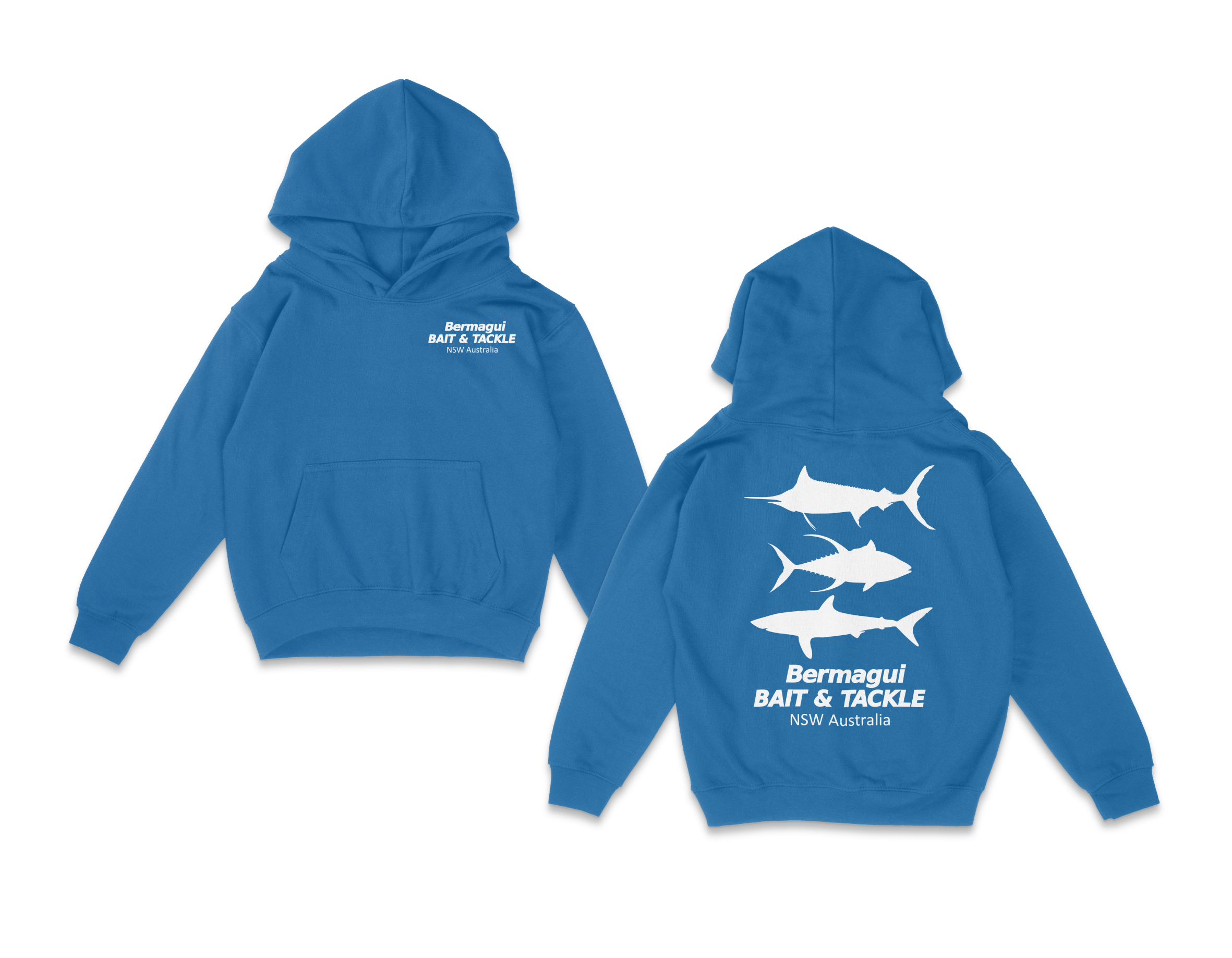 BBT SIGNATURE KIDS HOODIE BLUE