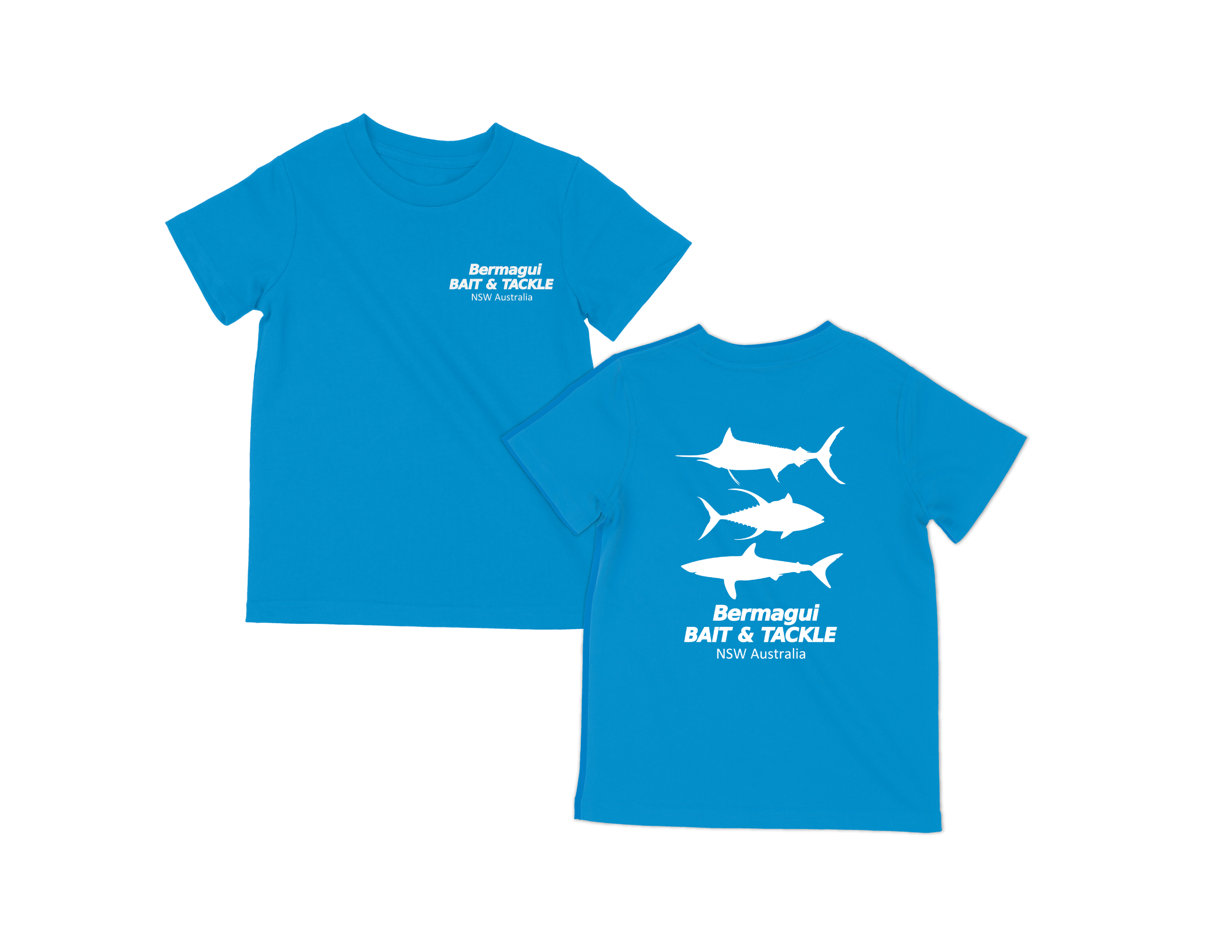 BBT LOGO KIDS TSHIRT - AQUA
