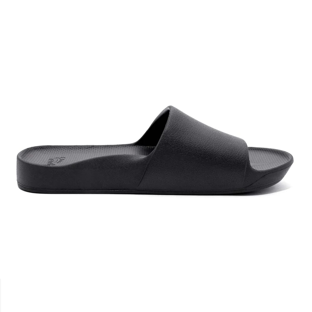 Archies Arch Support Slides Black