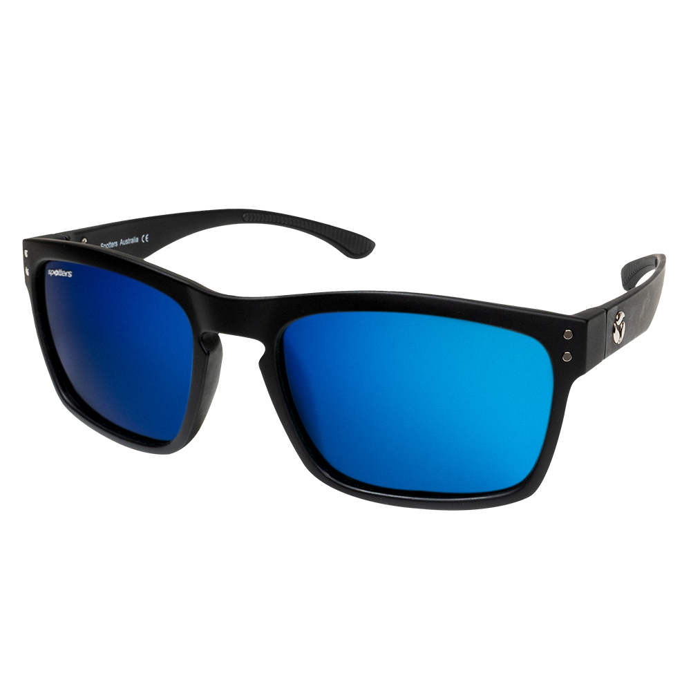 Spotters Crypto Polarised Eyewear Matt Black