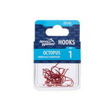 JW CHEMICALLY SHARPENED SUICIDE (OCTOPUS HOOKS - 25 PACK