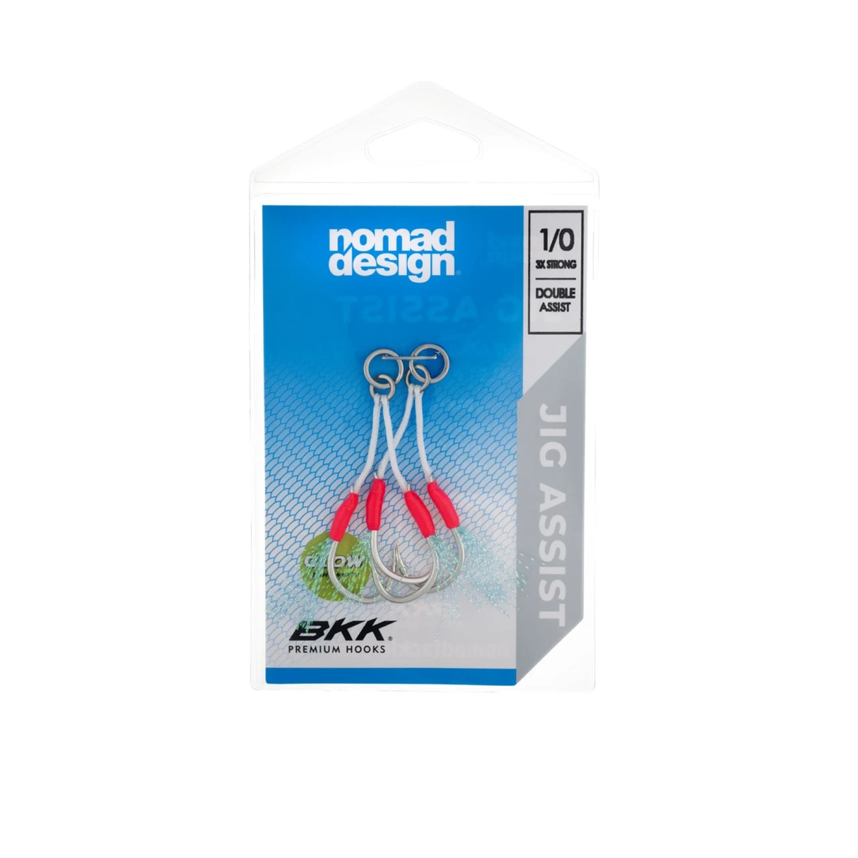 Nomad Design 1/0 Double Assist 3X Hook Pink
