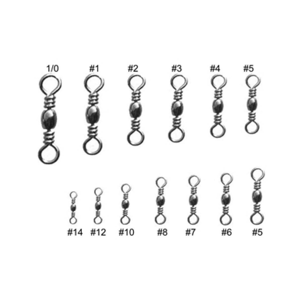 STM BLACK BARREL SWIVEL