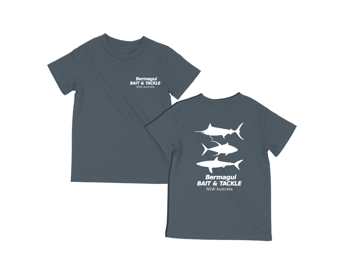 BBT LOGO KIDS TSHIRT - PETROL BLUE